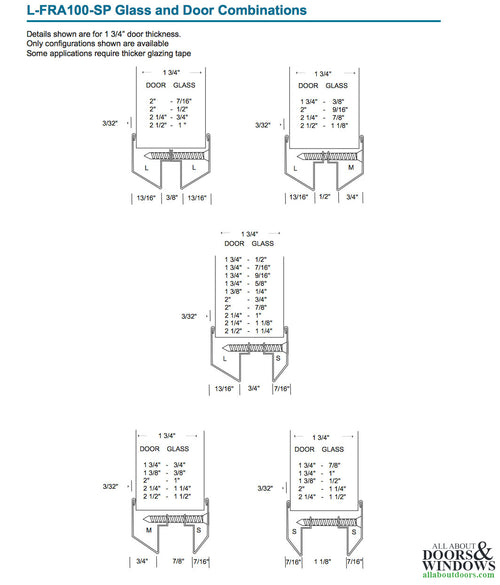 Commercial Door Lite Frames, 6