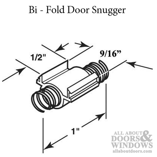 Door Snugger, Bi-Fold, 2-Door Application