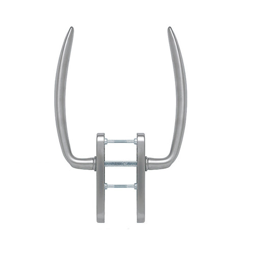 HOPPE Atlanta Series Handle Set for Active Lift and Slide Door System Keyed Both Sides Resista Satin Nickel - HOPPE Atlanta Series Handle Set for Active Lift and Slide Door System Keyed Both Sides Resista Satin Nickel