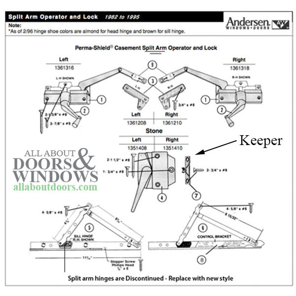 Andersen Keeper,  Perma-Shield Casement Window - Corrosion Resistant - Andersen Keeper,  Perma-Shield Casement Window - Corrosion Resistant