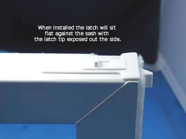 Tilt Latch, T - shape, LH/RH Pair, Large 2-13/16 - White - Tilt Latch, T - shape, LH/RH Pair, Large 2-13/16 - White