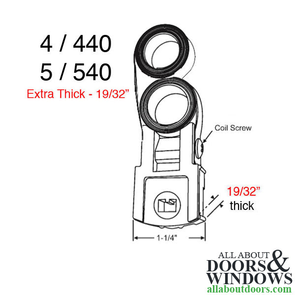 Constant Force Balance 1/2 Double Coil, #440 / 540 - Constant Force Balance 1/2 Double Coil, #440 / 540