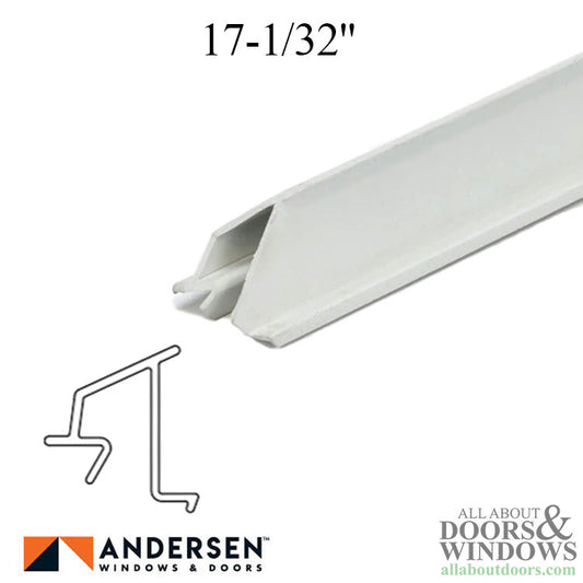 Andersen Glazing Bead, Perma-Shield Improved/E-Z 400 Series, 5/8" CN1, 17-1/32" - White