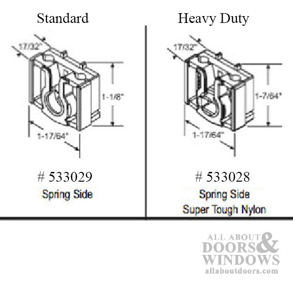 Amesbury Truth Brake Shoe Single and Double Hung Windows Heavy Duty Brake Shoe - Amesbury Truth Brake Shoe Single and Double Hung Windows Heavy Duty Brake Shoe