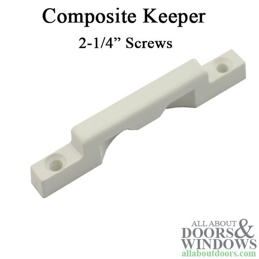 Composite Keeper - 2-1/4" Screw Holes