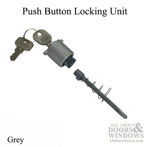 Ideal Security Storm Door Push Button Locking Unit - Ideal Security Storm Door Push Button Locking Unit