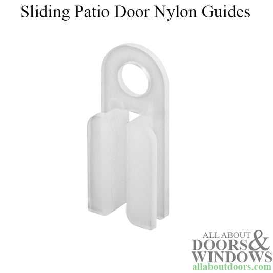 Sliding Glass Door Guide - Anti-Rattler, 1/2  Wide