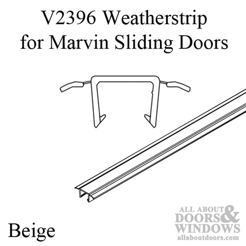 Marvin Head Jamb Frame Weatherstrip Beige 92.193