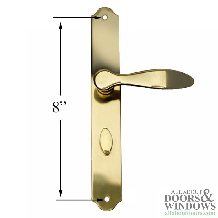 Larson Torino Brass Lever Handle Set - Larson Torino Brass Lever Handle Set