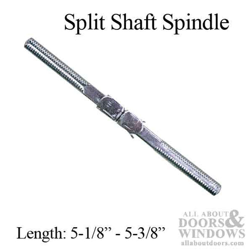 Discontinued - Spindle 1/4x 5-3/8 Inch Swivel Split Shaft for mortise lock - Discontinued - Spindle 1/4x 5-3/8 Inch Swivel Split Shaft for mortise lock