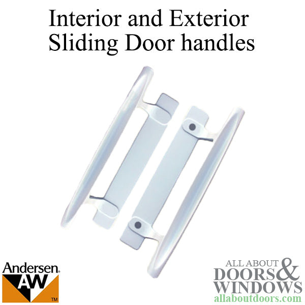 Dished Style, Interior & Exterior Pull Sliding Door- White - Dished Style, Interior & Exterior Pull Sliding Door- White