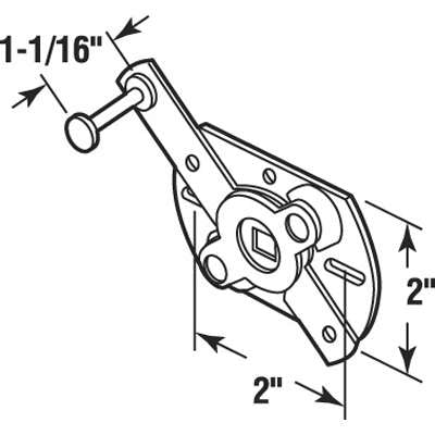 Swivel Latch / Lock - Center Mount - Swivel Latch / Lock - Center Mount