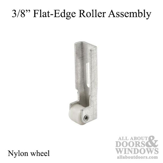 Roller Assembly (Flat) - Sliding Windows, Nylon / AL