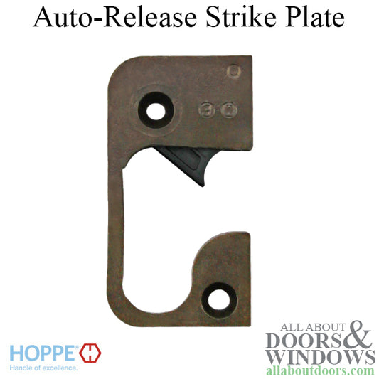 Strike Plate, RA6133, Auto-Release 1.30 x 2.40 - Oil-Rubbed Brass