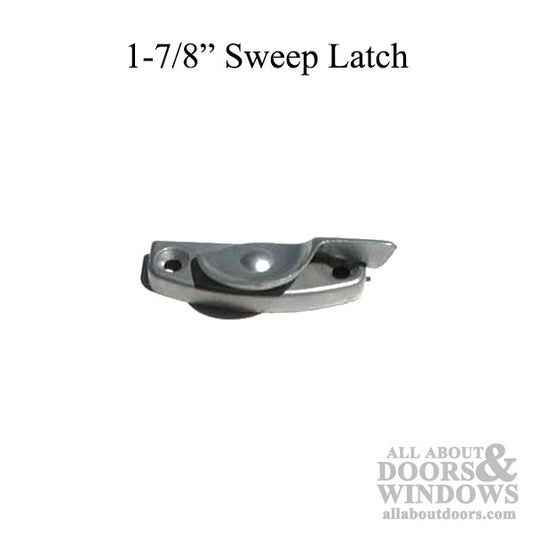 Sweep Latch,  1-7/8” Screw Spacing,  Aluminum