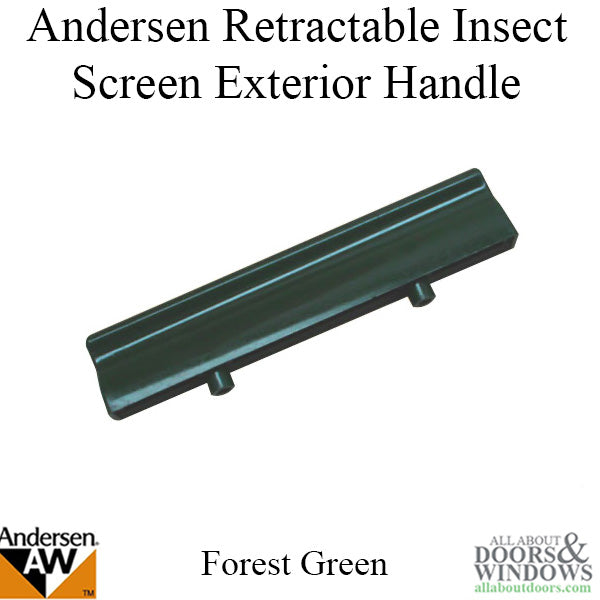 Andersen - Frenchwood Gliding Doors - Outside Screen Pull Handle for 2 & 3 panel doors - Andersen - Frenchwood Gliding Doors - Outside Screen Pull Handle for 2 & 3 panel doors