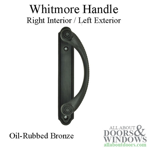 Andersen Whitmore Gliding Door Handle - Right Interior/Left Exterior - Oil-Rubbed Bronze - Andersen Whitmore Gliding Door Handle - Right Interior/Left Exterior - Oil-Rubbed Bronze