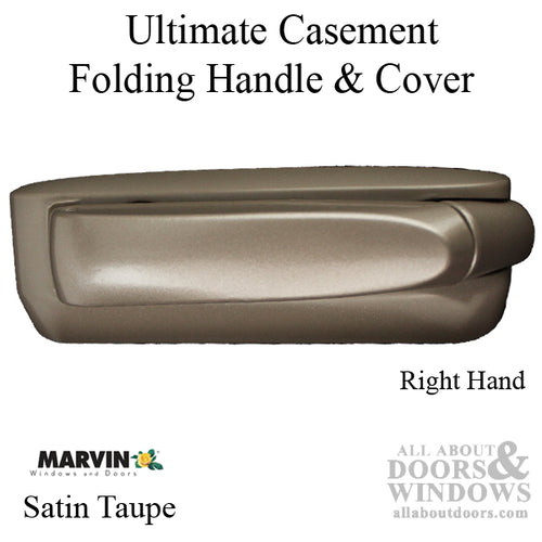 Marvin Folding Handle With Cover For Marvin Ultimate Casement Windows Right Handed Handle - Marvin Folding Handle With Cover For Marvin Ultimate Casement Windows Right Handed Handle