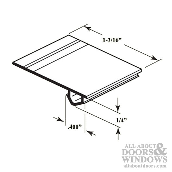 Vinyl Bug Seal for Sliding Screen Door - 7 Foot Roll, Black - Vinyl Bug Seal for Sliding Screen Door - 7 Foot Roll, Black