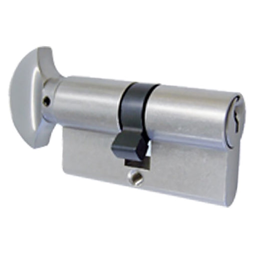 Ferco 31/31 PZ-Cylinder w/ Key and Thumbturn - Satin Nickel