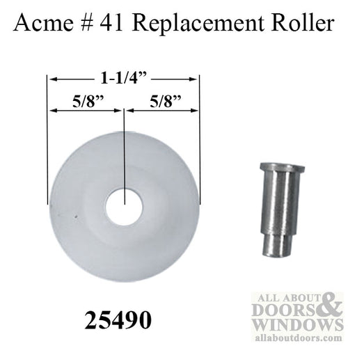 Acme # 41 Roller Assembly -Discontinued, See Notes - Acme # 41 Roller Assembly -Discontinued, See Notes