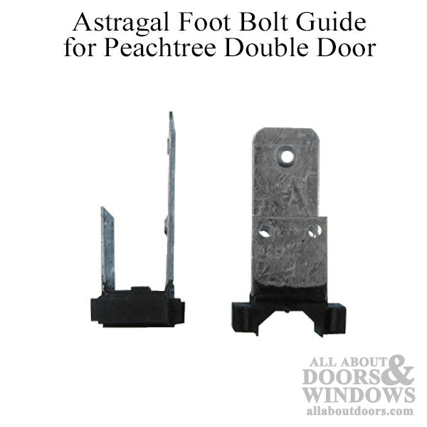 Peachtree Astragal Foot Bolt Guide -  Double Door - Peachtree Astragal Foot Bolt Guide -  Double Door