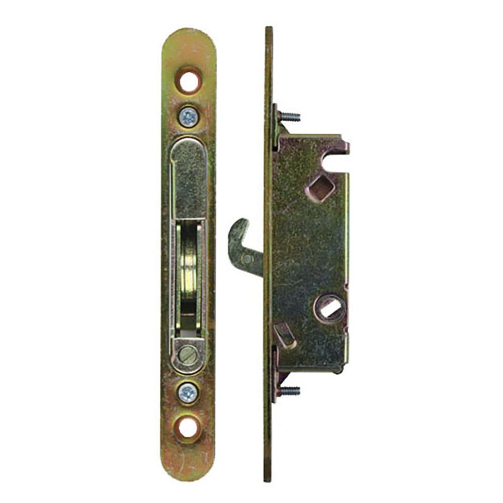 Mortise Lock with Face Plate, 45 Slot Wood or Vinyl Door - Mortise Lock with Face Plate, 45 Slot Wood or Vinyl Door