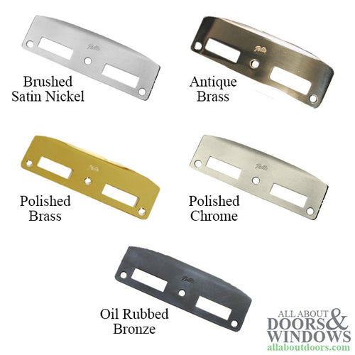 Pella Deadbolt Strike Plate For Hinged Doors Center Latch and Deadbolt Strike Plate Choose Color - Pella Deadbolt Strike Plate For Hinged Doors Center Latch and Deadbolt Strike Plate Choose Color