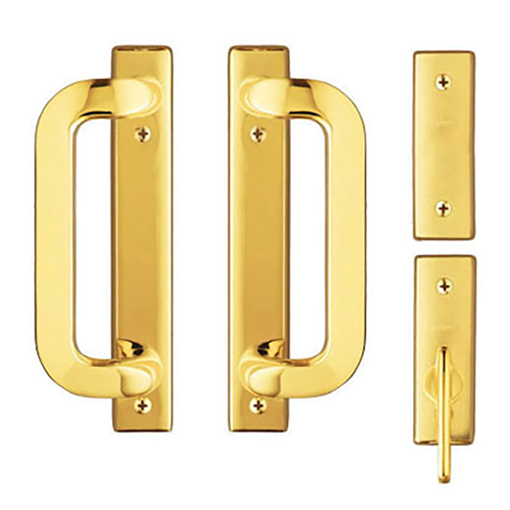 Andersen Frenchwood Gliding Door Trim Anvers 4 Panel Interior & Exterior - Polished Brass - Andersen Frenchwood Gliding Door Trim Anvers 4 Panel Interior & Exterior - Polished Brass