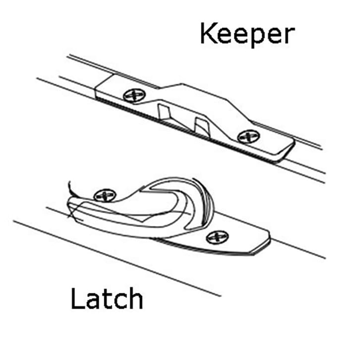 Andersen Perma-Shield Narroline / Tilt-Wash Sash Keeper - White - Andersen Perma-Shield Narroline / Tilt-Wash Sash Keeper - White