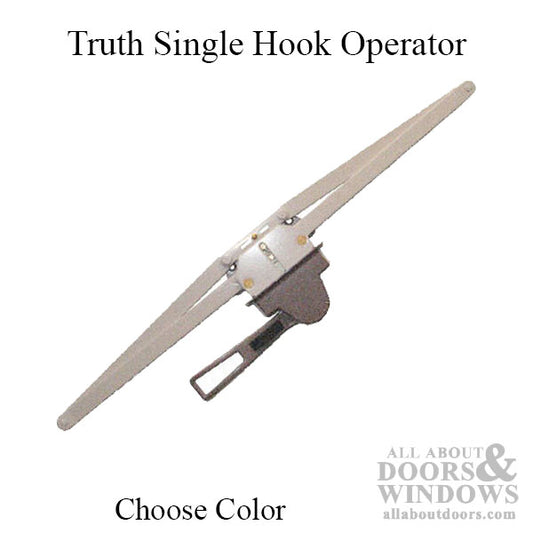 Truth Operator, Pull Lever, Single Hook, 20-1/2 inch