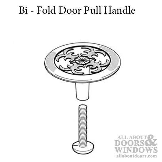 Pull Handle, 1-1/2 Bi-Fold Door, (Decorative) Acme 330