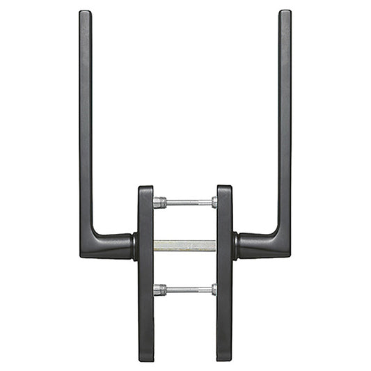 Dallas Handleset for Active Lift and Slide Door System, Keyed Both Sides - Matte Black