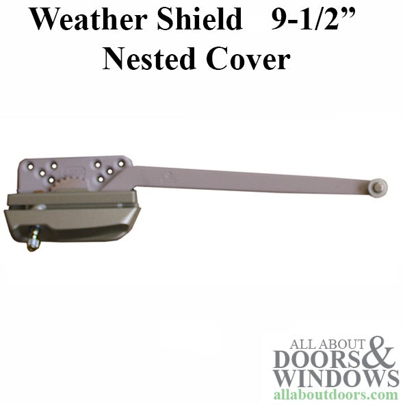 Truth 15.31 Weathershield series, 9-1/2  Single Straight Arm Casement Operator - Truth 15.31 Weathershield series, 9-1/2  Single Straight Arm Casement Operator