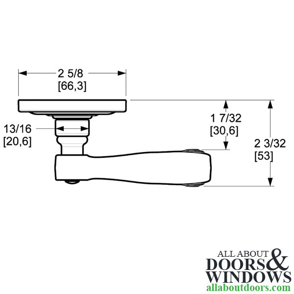 5103 Traditional Lever, Pair - Polished Chrome - 5103 Traditional Lever, Pair - Polished Chrome