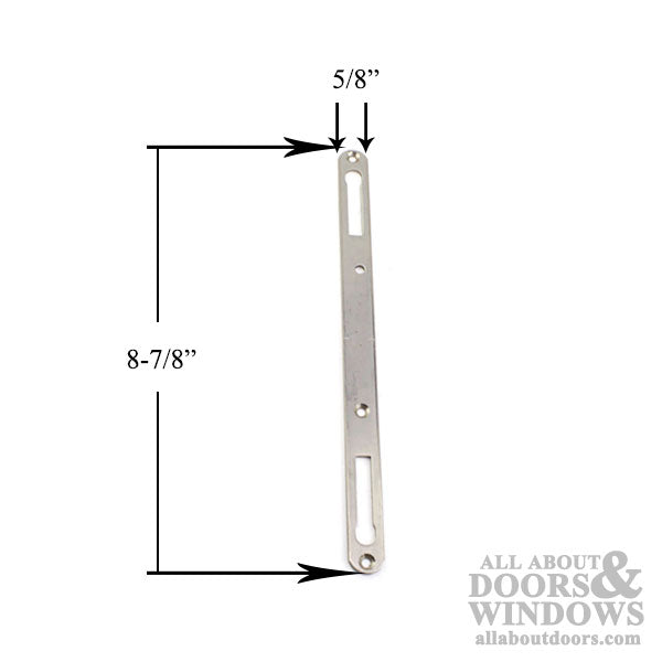 Faceplate Only, Short Flat  - Stainless Steel - Faceplate Only, Short Flat  - Stainless Steel