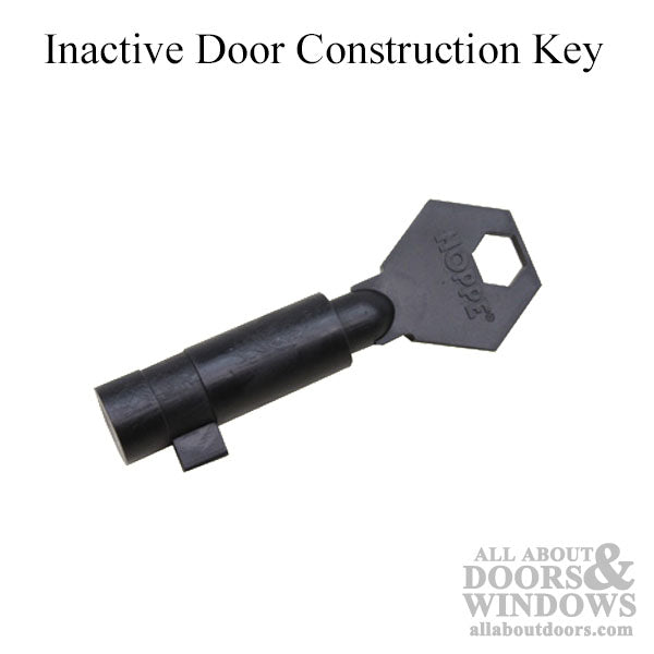 Inactive Door Construction Key Black - Inactive Door Construction Key Black