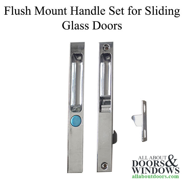 Flush Mount Handles For Patio Doors 6-5/8