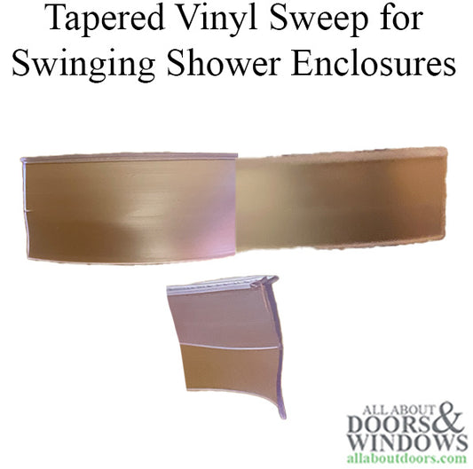 Vinyl Sweep, Tapered from 15/16" to 3/8" x 34" length