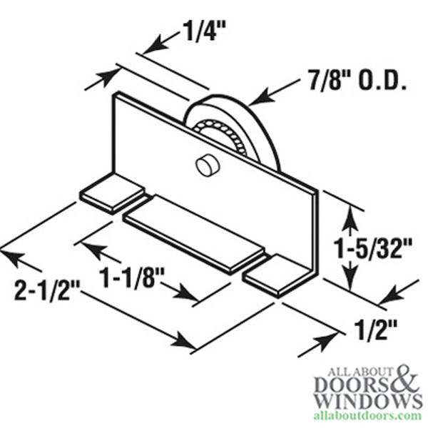 Roller & Bracket, Shower Door - Roller & Bracket, Shower Door