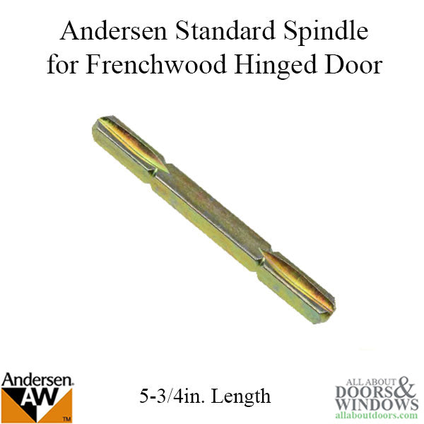 Andersen 5-3/4 Extra Long Spindle, Frenchwood Hinged Door - Andersen 5-3/4 Extra Long Spindle, Frenchwood Hinged Door