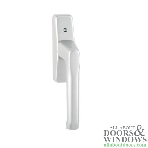 Turn & Tilt Window Handle, Silver, London, Cast Aluminum - Turn & Tilt Window Handle, Silver, London, Cast Aluminum