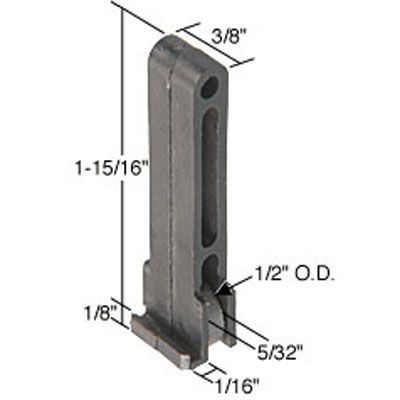 Roller Assembly (Flat) - Sliding Windows, Vertical Rail - Nylon - Roller Assembly (Flat) - Sliding Windows, Vertical Rail - Nylon