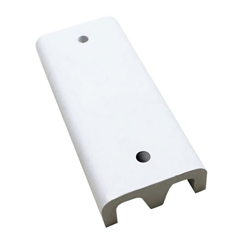 Andersen 6 Inch Head Bumper with Screws for 3 Panel Gliding Doors - White - Andersen 6 Inch Head Bumper with Screws for 3 Panel Gliding Doors - White