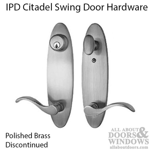 IPD Citadel Peachtree Swing Door Hardware - Polished Brass