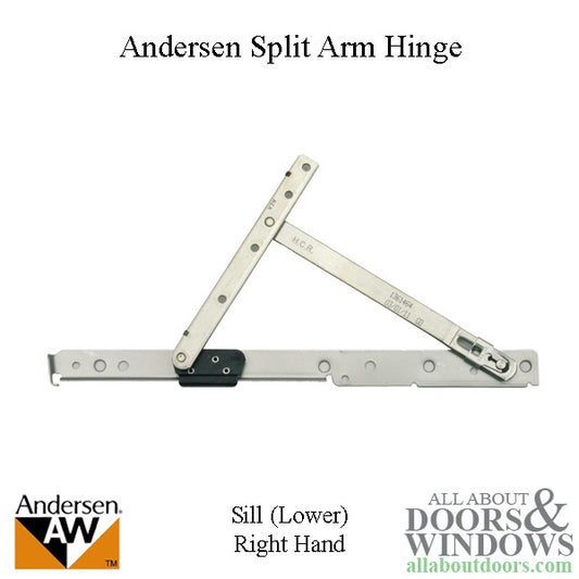 Andersen Casement Right-Hand Corrosion Resistant Split-Arm Sill Hinge