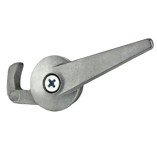 Diecast Lever & Hook Latch for Sliding Screen Door - Gray