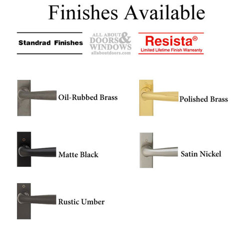 Hoppe Toronto M1020 / 3965N Inactive Handleset – Rustic Umber - Hoppe Toronto M1020 / 3965N Inactive Handleset – Rustic Umber