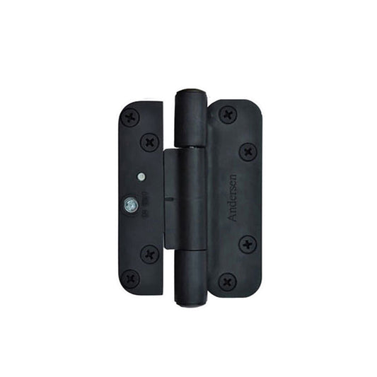 Andersen Patio Door Hinge Right Handed Frenchwood Adjustable Door Hinge Kit (Black)
