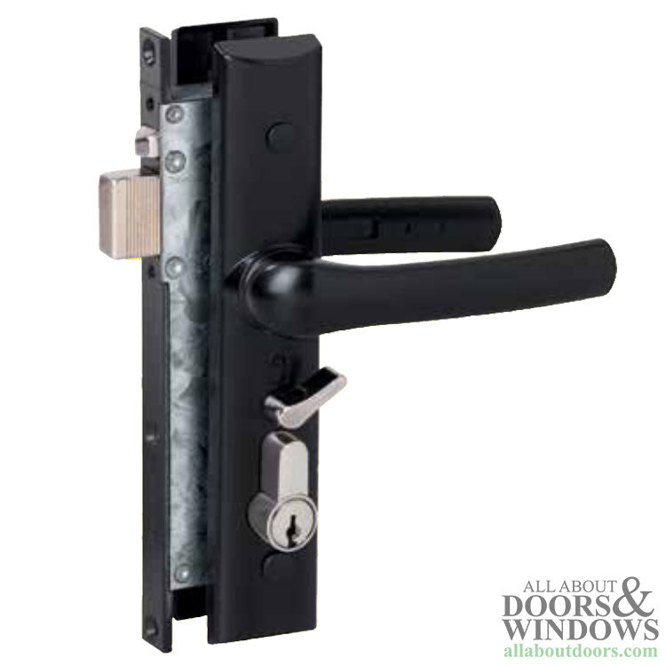 Quattro Hinged Security Screen Door Lock Handle Set with Mortise Lock - Quattro Hinged Security Screen Door Lock Handle Set with Mortise Lock